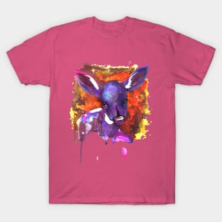 Paint Spatter Galaxy Fawn T-Shirt